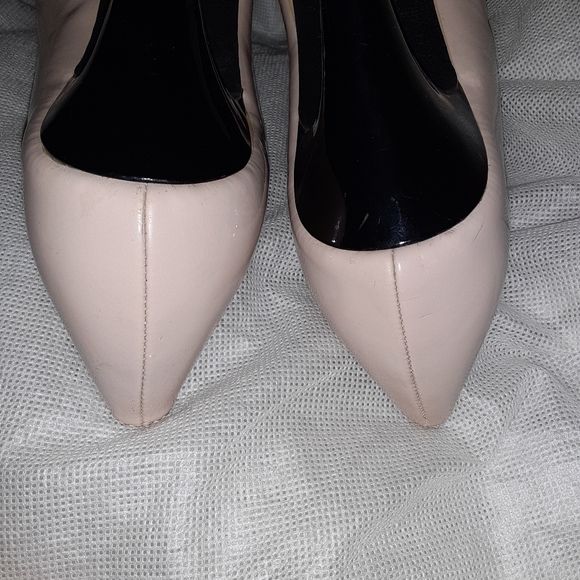 ☆LIMELIGHT TAN & BLACK HEELS W/ STRAPS SIZE 10☆ - Picture 4 of 8